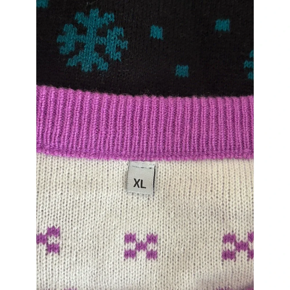Die Hard Christmas Sweater Mens XL Colorful Bright Holiday Ugly Nakatomi Plaza